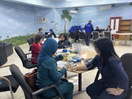 blood pressure, blood sugar, and cholesterol level checks